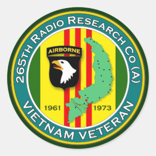 Sticker Rond 265th RRC - Asa Vietnam