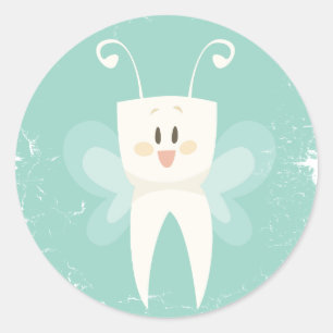 Sticker Rond 28 février - jour de fée de dent