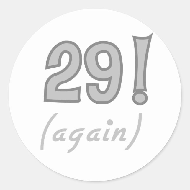Sticker Rond 29 Encore (Devant)