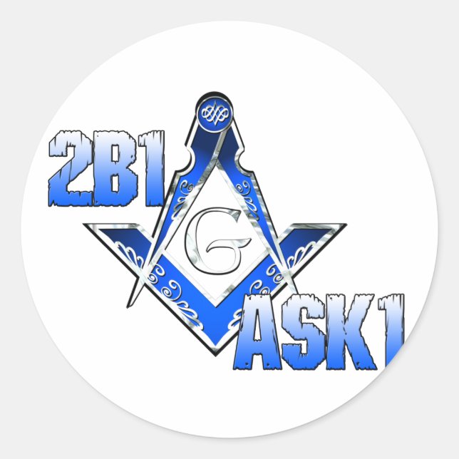 STICKER ROND 2B1ASK1 (Devant)