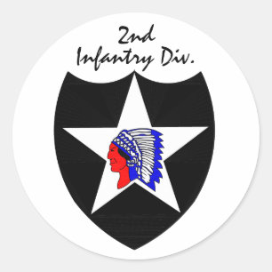 Sticker Rond 2e DIVISION DE L'INFANTERIE