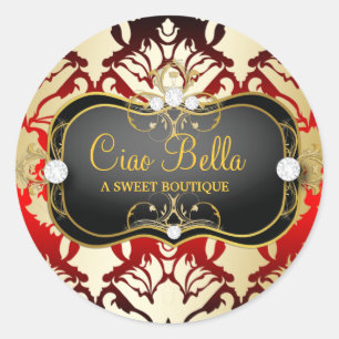 Sticker Rond 311 Jet Black Ciao Bella Cherry Sass