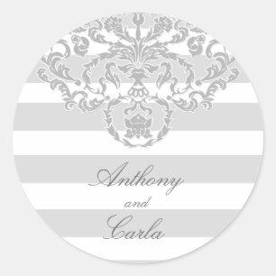 Sticker Rond 311 Mille Nautique Gris Classique