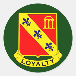 Sticker Rond 319e Artillerie de campagne blindée Rgt (en vol) D