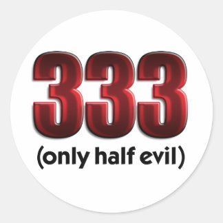 STICKER ROND 333
