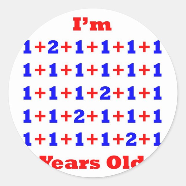 Sticker Rond 34 ans ! (Devant)