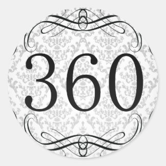 Sticker Rond 360 Indicatif régional