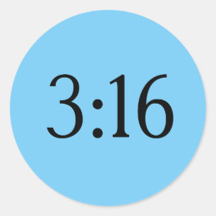 STICKER ROND 3:16