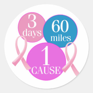 Sticker Rond 3 Jours 60 Miles
