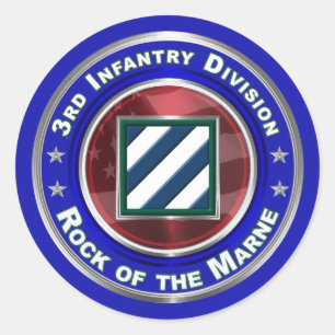 Sticker Rond 3e division d'infanterie "Rocher de la Marne"