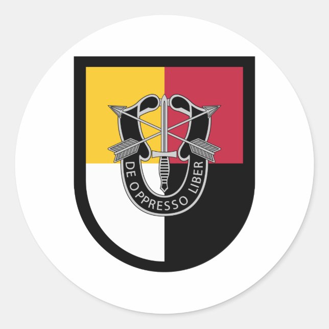 Sticker Rond 3e Groupe des forces spéciales Flash (Devant)
