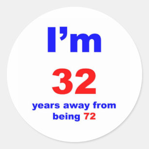 Sticker Rond 40 Anniversaire