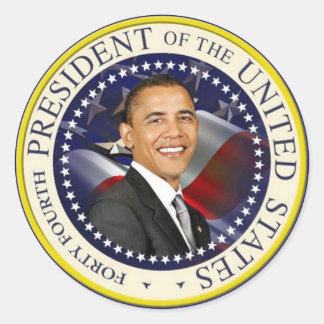 Sticker Rond 44e Président des États-Unis