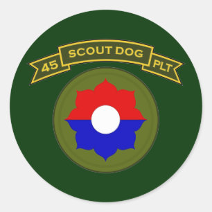 Sticker Rond 45e TPIP - 9e infanterie