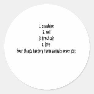 Sticker Rond 4 Choses