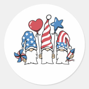 Sticker Rond 4 juillet
