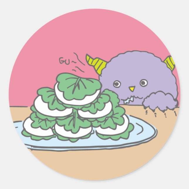 STICKER ROND 5月モンスターシール。 (Devant)