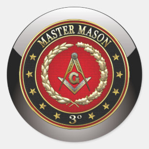 Sticker Rond [500] Master Mason, 3rd Degree [Edition spéciale]