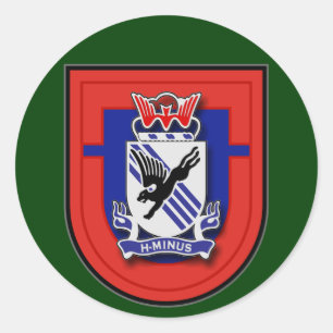 Sticker Rond 505th Régiment d'infanterie - ęr éclair de