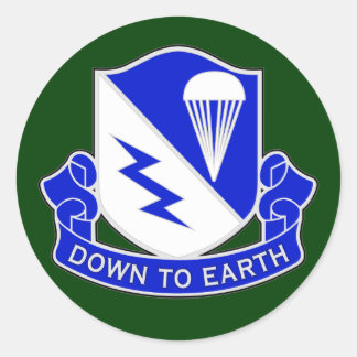 Sticker Rond 507e Régiment d'infanterie (aéroporté)