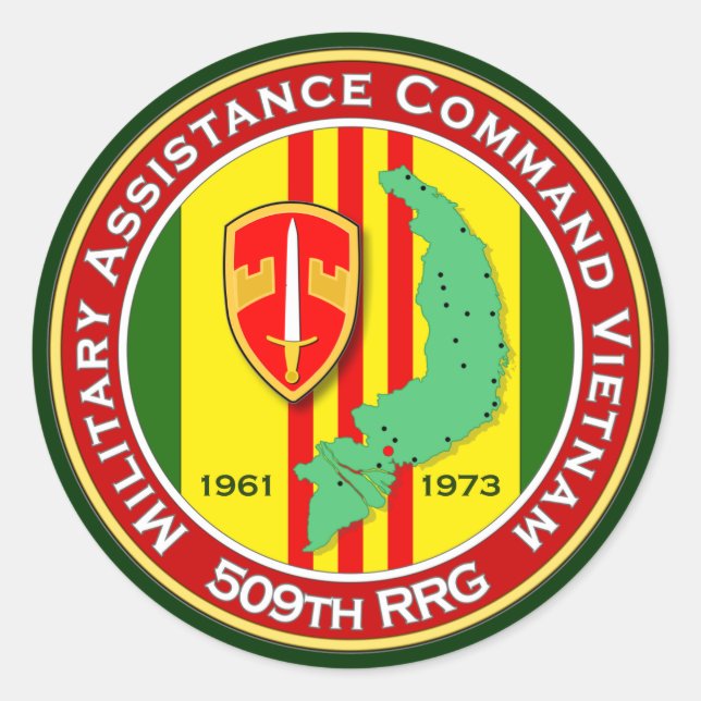 Sticker Rond 509e RRG 3 - ASA Vietnam (Devant)