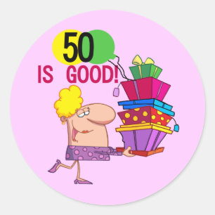Sticker Rond 50 est de bons T-shirts et cadeaux