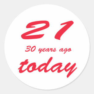Sticker Rond 51 ans