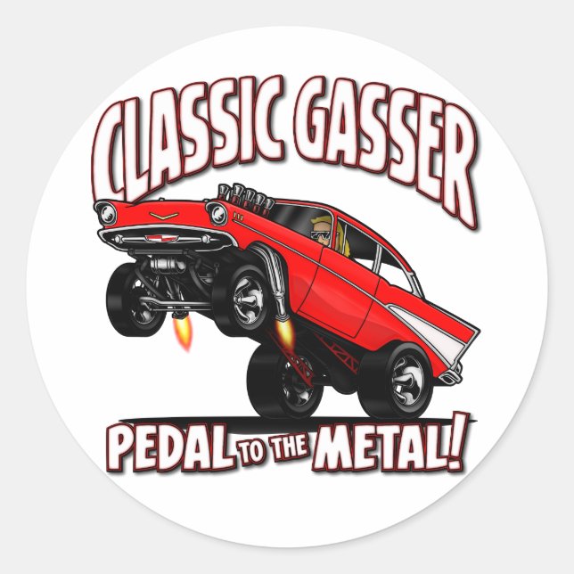 Sticker Rond 57 GASSER Flair (Devant)