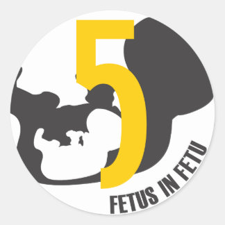 Sticker Rond 5 ans