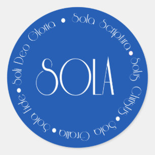 STICKER ROND 5 SOLAS