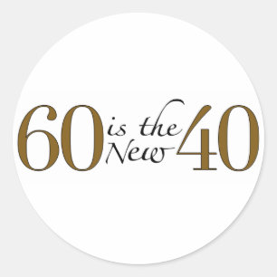 Sticker Rond 60 Est Le Nouveau 40