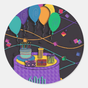 Sticker Rond 60e