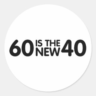 Sticker Rond 60e anniversaire