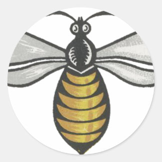 Sticker Rond 60e division Bee