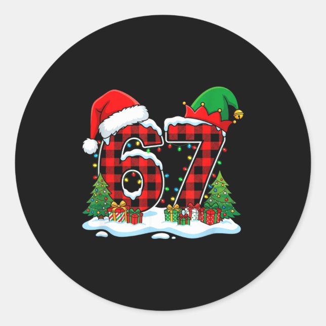 Sticker Rond 67 Festive Celebrations  (Devant)