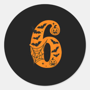 Sticker Rond 67 Halloween appariement jumeaux garçons filles fr