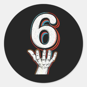 Sticker Rond 67 Meme Tendance Couple Correspondant Halloween Dr