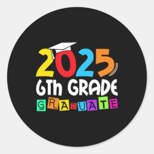 Sticker Rond 6e année 2025 6e année 2022