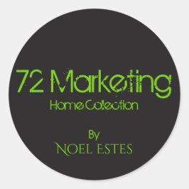 Sticker Rond 72autocollant marketing