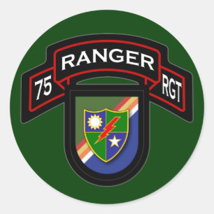 Sticker Rond 75e Régiment de Rangers - aéroporté