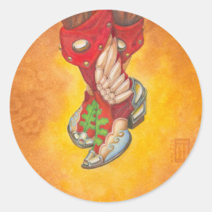 Sticker Rond 7 Boots de ligue mini