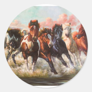 Sticker Rond 7 heures