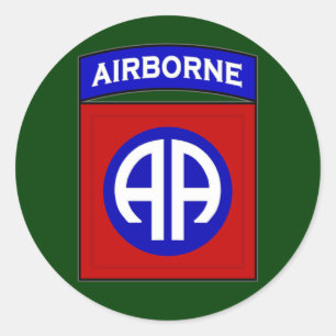 Sticker Rond 82e division aéroportée SSI