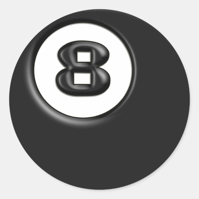 STICKER ROND 8 BALLE (Devant)