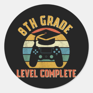 Sticker Rond 8e Grade Complete School