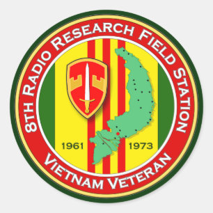 Sticker Rond 8ème RRFS 2 - Asa Vietnam