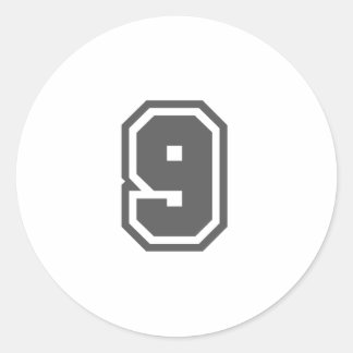STICKER ROND 9