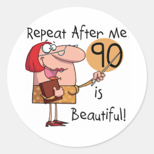 Sticker Rond 90 est de Beaux Tshirts et cadeaux