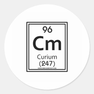 Sticker Rond 96 Curium