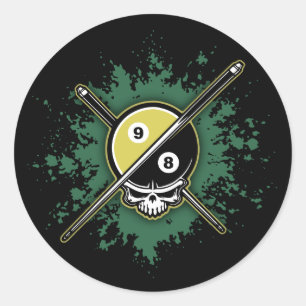 Sticker Rond 98 Balle